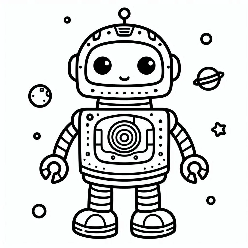 Robot 7 Roboter Ausmalbilder ornaments Ausmalbilder 1