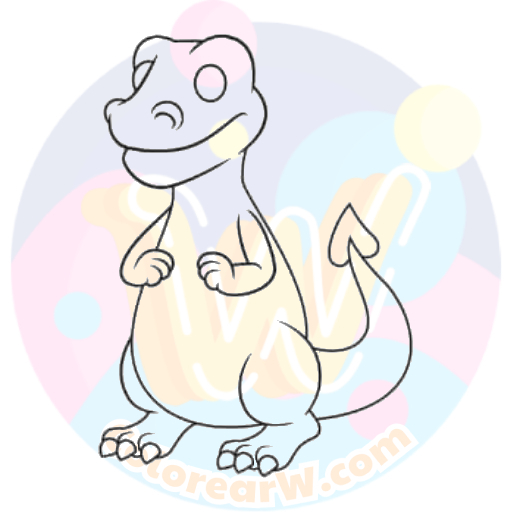 páginas para colorear de árboles Una Cola para el Dragón gratis