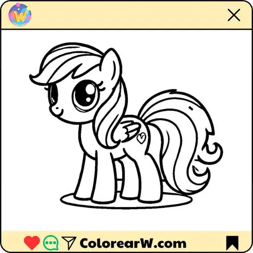 My Little Pony para colorear thumbnail