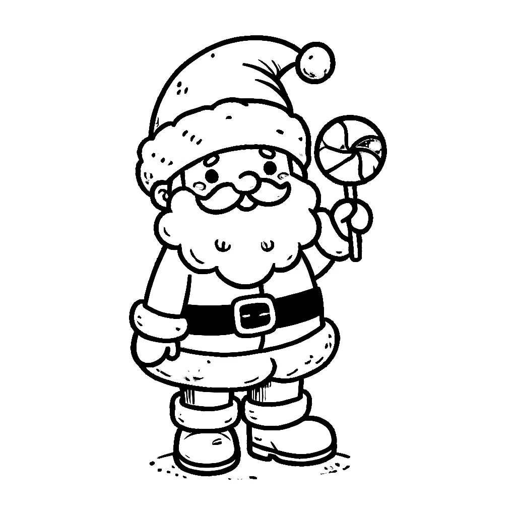Santa Claus 16 páginas para colorear gratis Santa Claus 15 para adultos