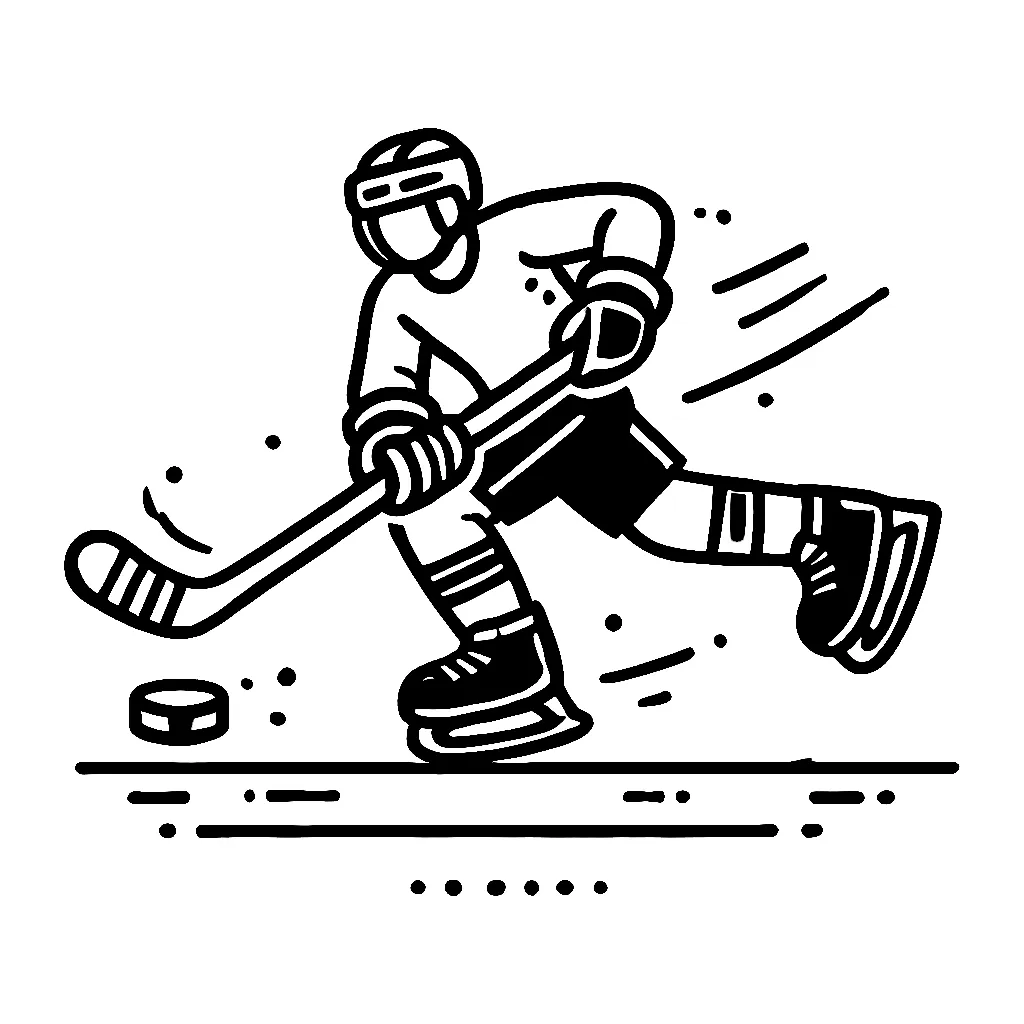 Hockey 13 Hockey 12 páginas para colorear imprimibles