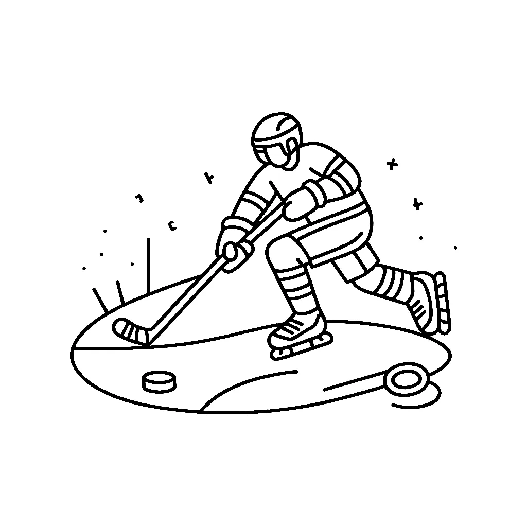 Hockey 19 dibujos para colorear grinch Hockey 18