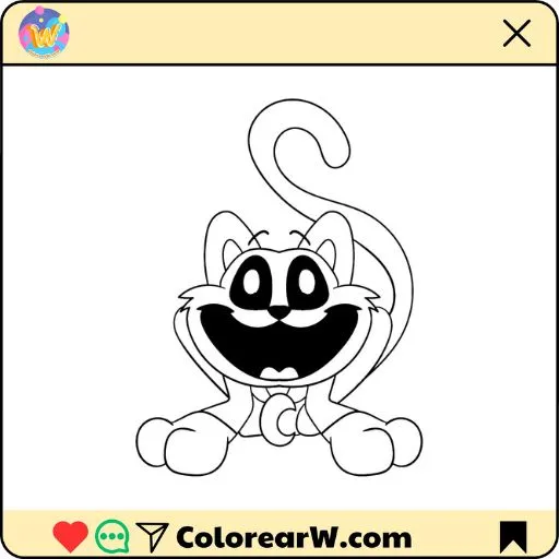 Catnap para colorear thumbnail