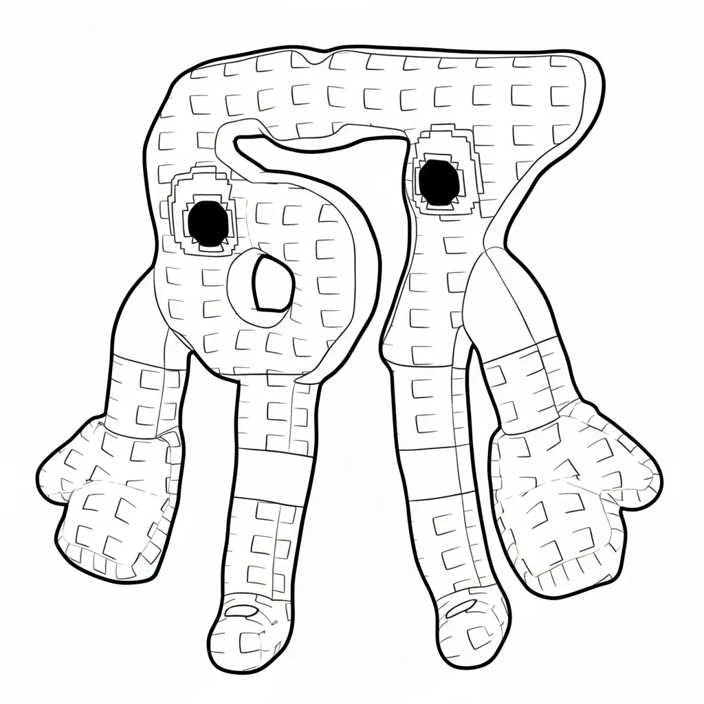 felices páginas para colorear 67 Brainrot