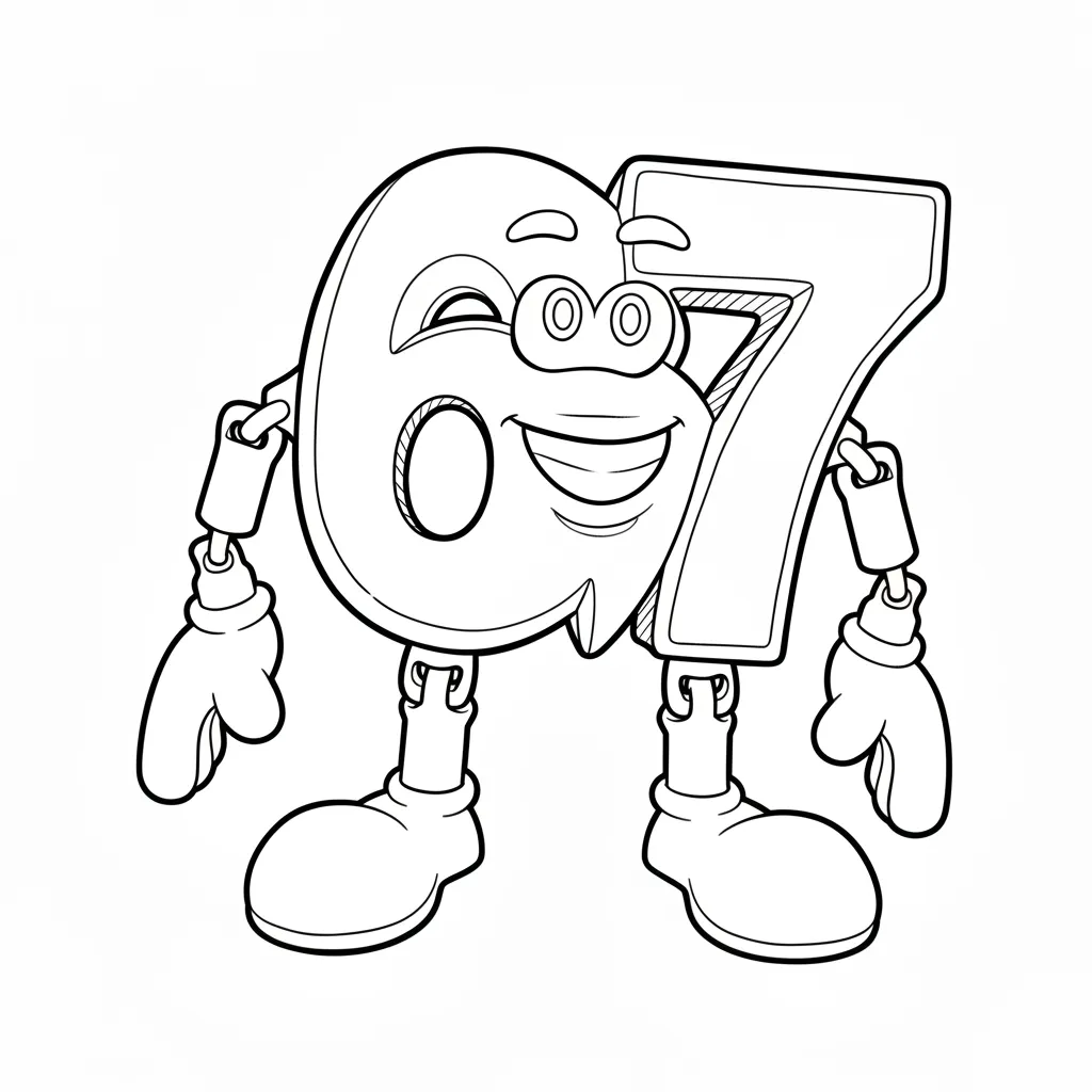 páginas para colorear para adultos 67 Brainrot